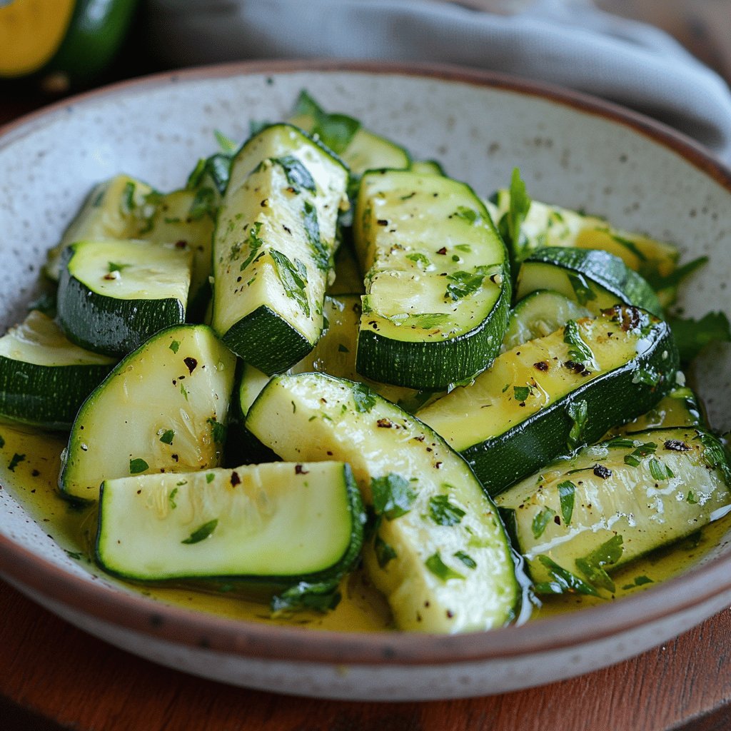 Einfach Gedünstete Zucchini