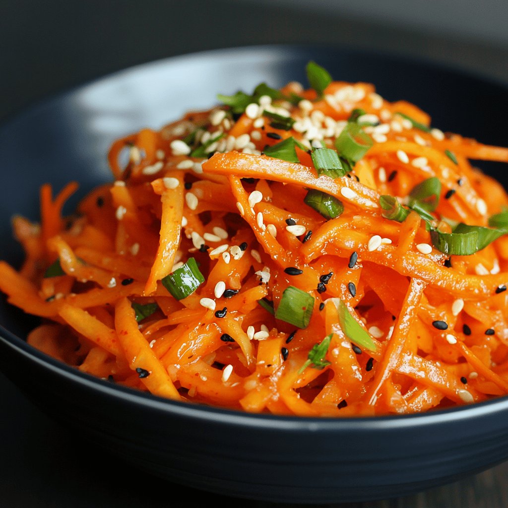 Scharfer Koreanischer Karottensalat
