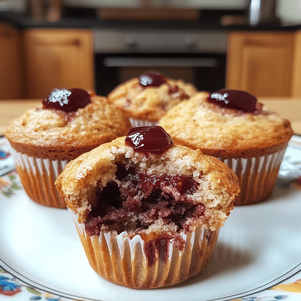 Gefüllte Muffins