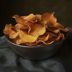 Knusprige Kartoffelschalen-Chips