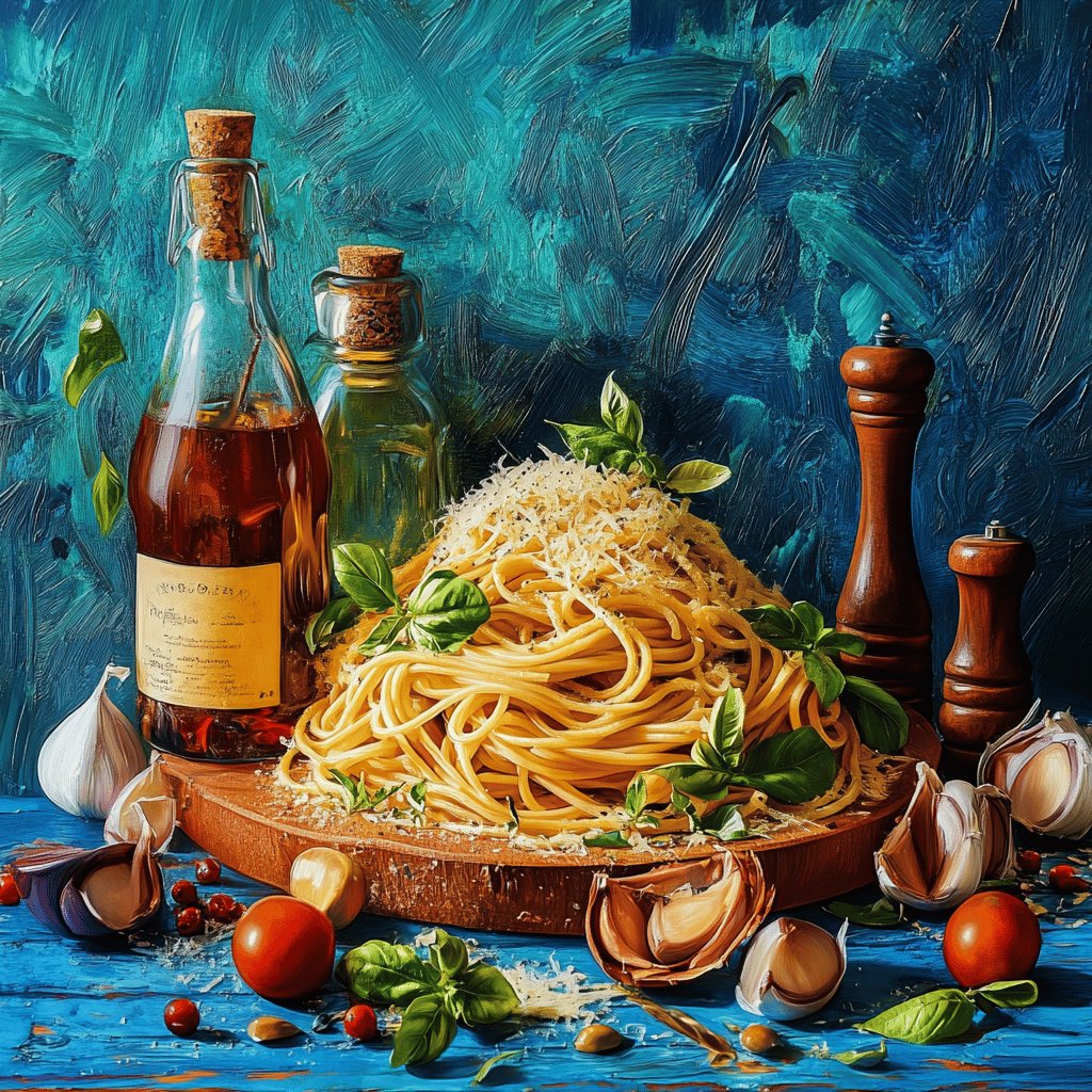 Klassische Spaghetti Aglio Olio