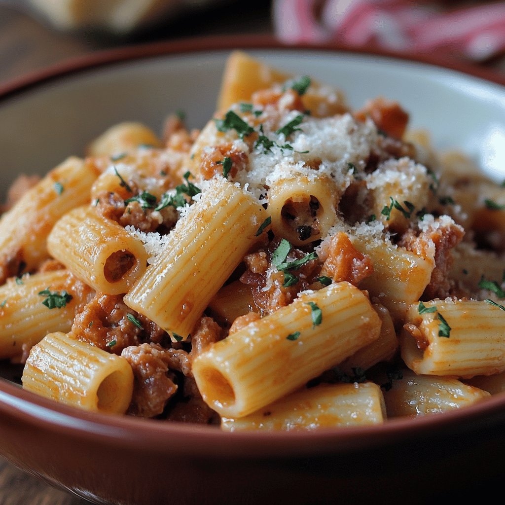 Traditionelle Pasta Asciutta