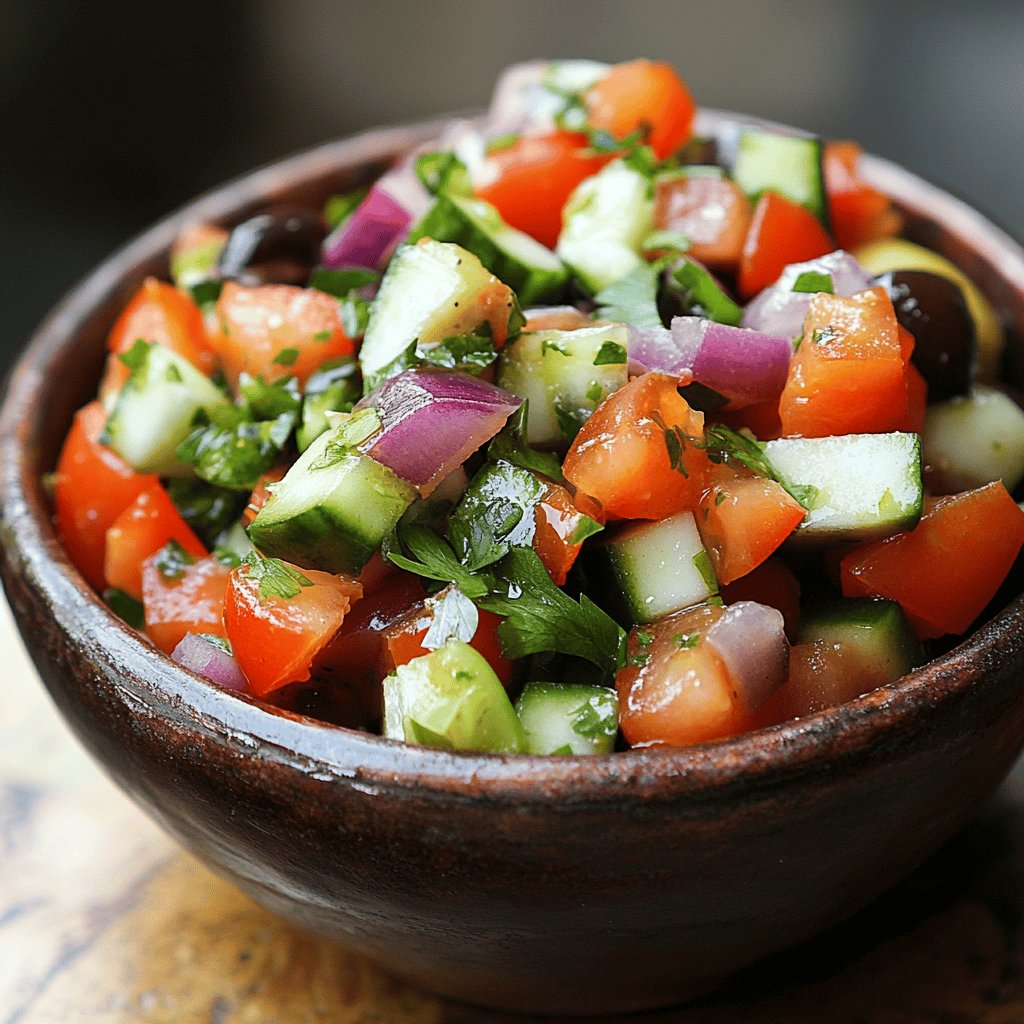 Frischer Israelischer Salat