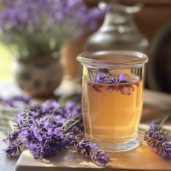 Selbstgemachter Lavendel-Sirup