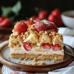 Blätterteig-Streuselkuchen