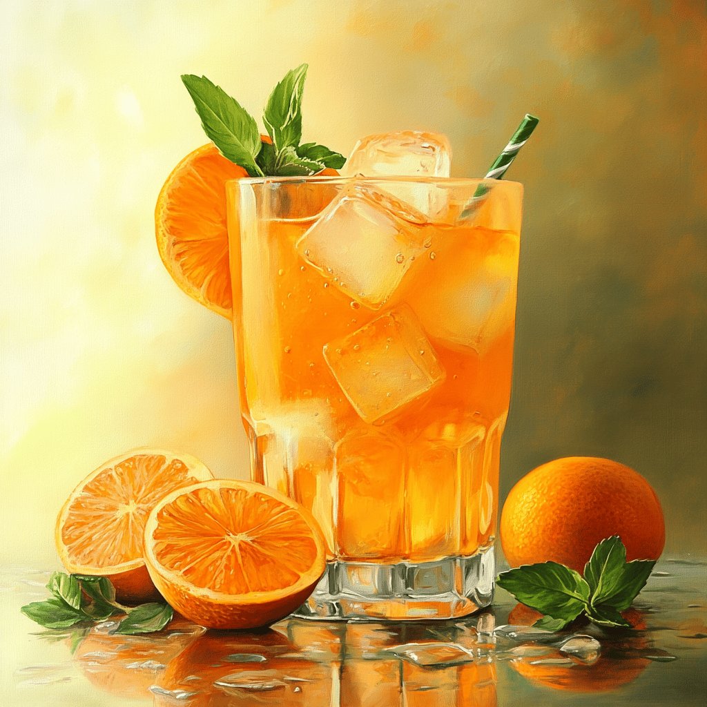 Aromatischer Orangenpunsch