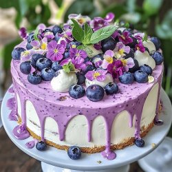Frische Heidelbeer-Joghurt-Torte