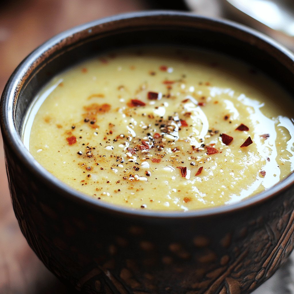 Cremige Grießsuppe