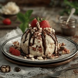 Stracciatella-Kuchen