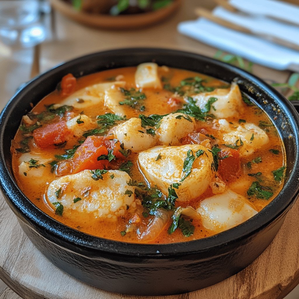 Traditionelle Spanische Fischsuppe