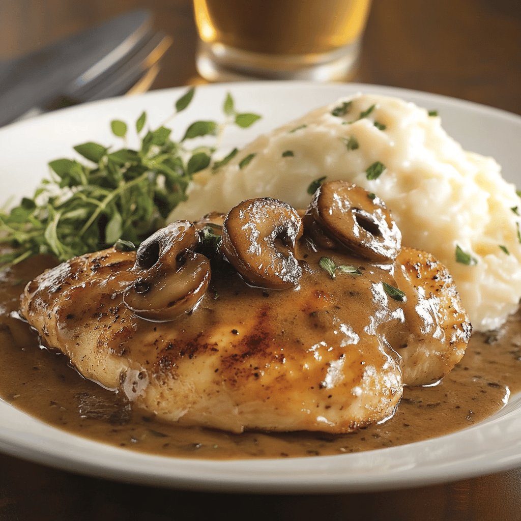 Klassisches Chicken Marsala