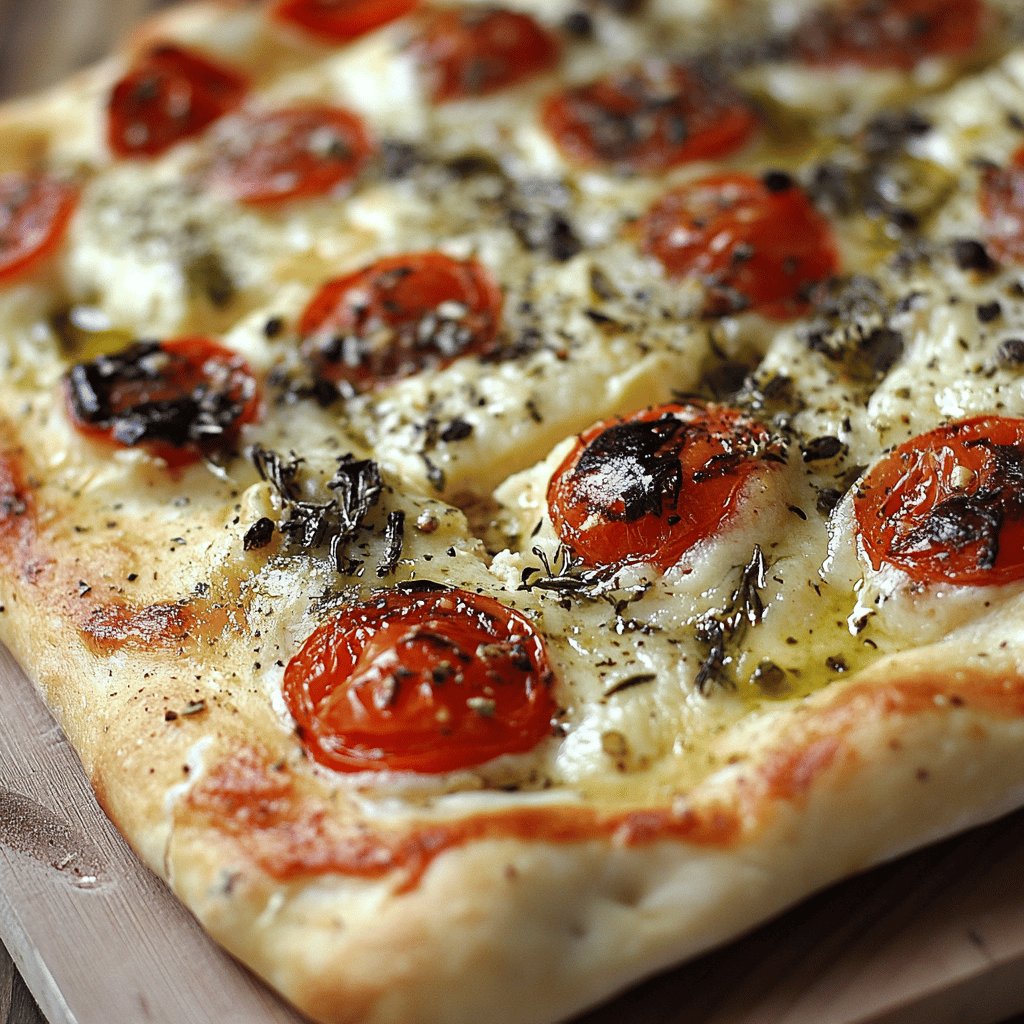 Klassische Focaccia di Recco