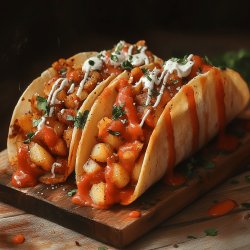 Klassische Salchipapas