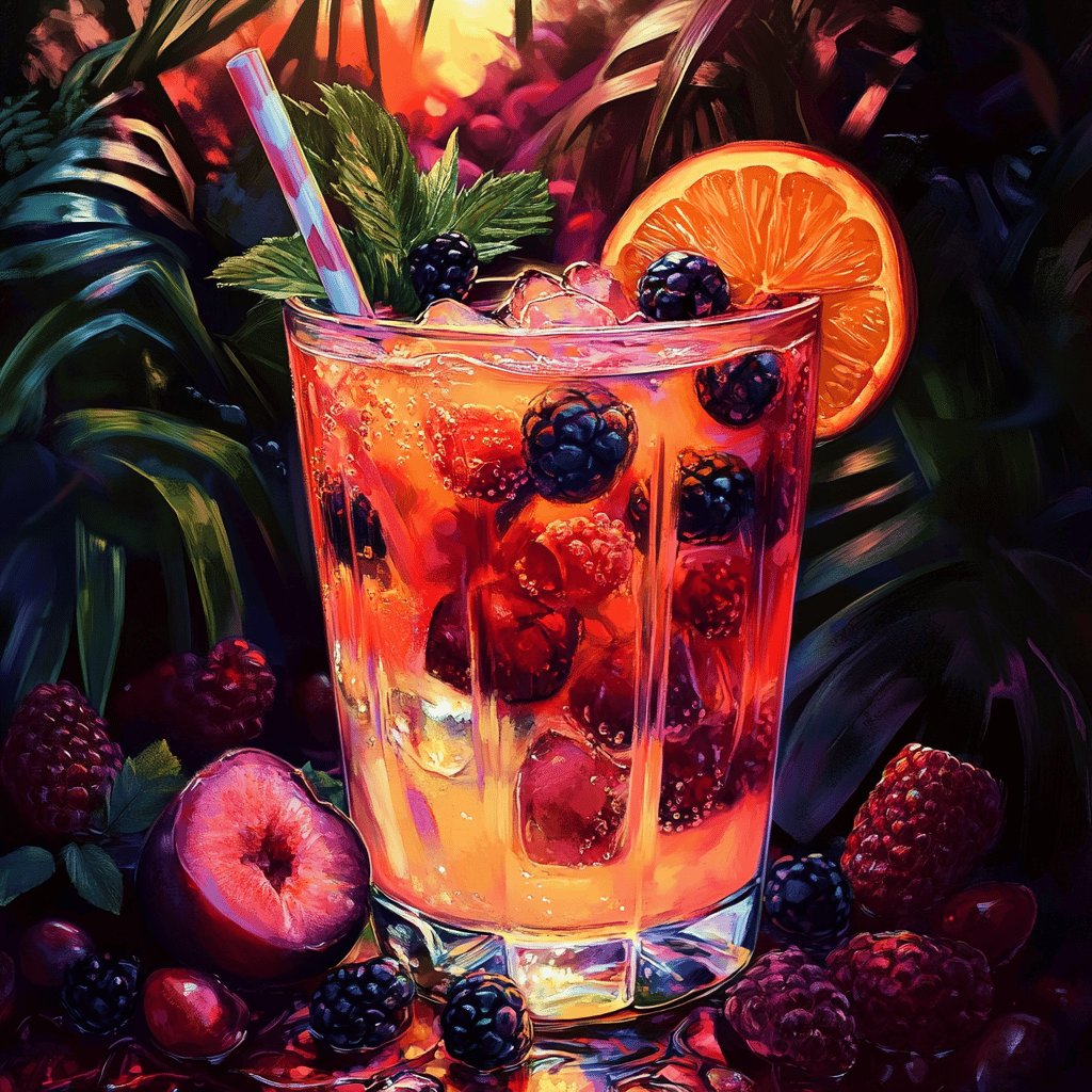 Erfrischender Fruchtpunsch