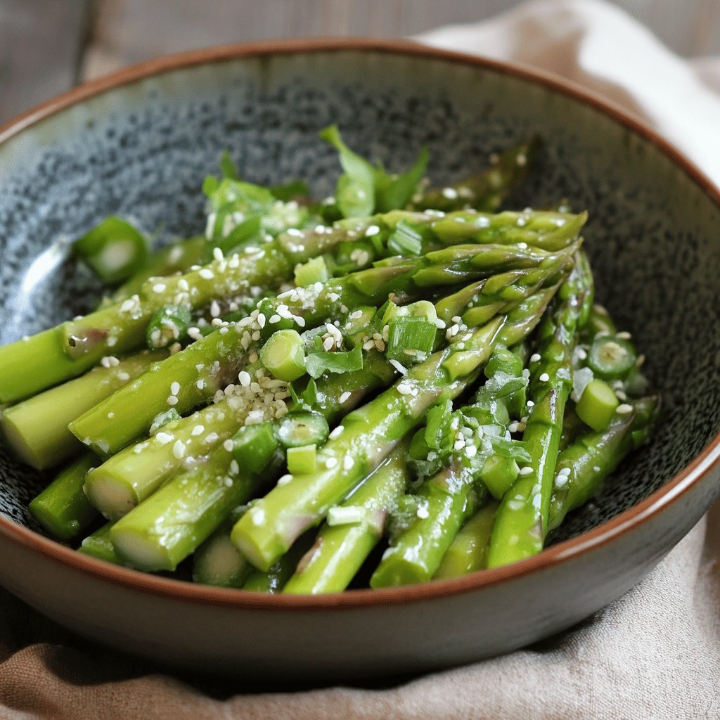 Frischer Spargelsalat