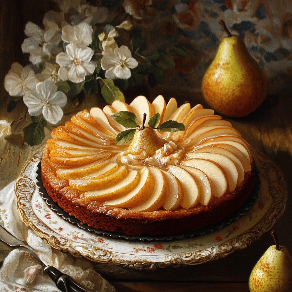 Saftiger Birnenblechkuchen