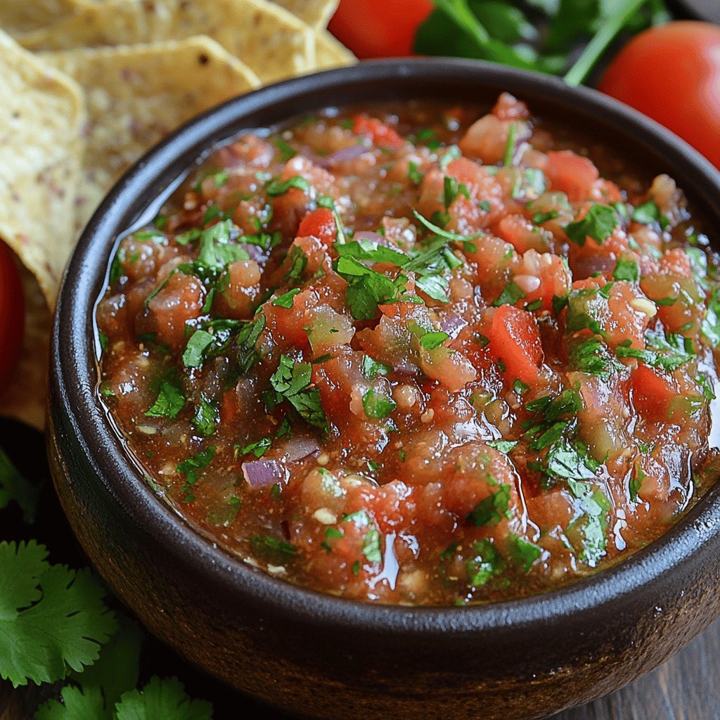 Würziger Salsa-Dip