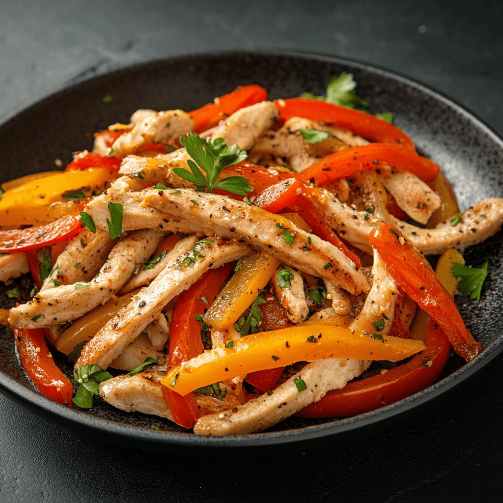 Putengeschnetzeltes mit Paprika