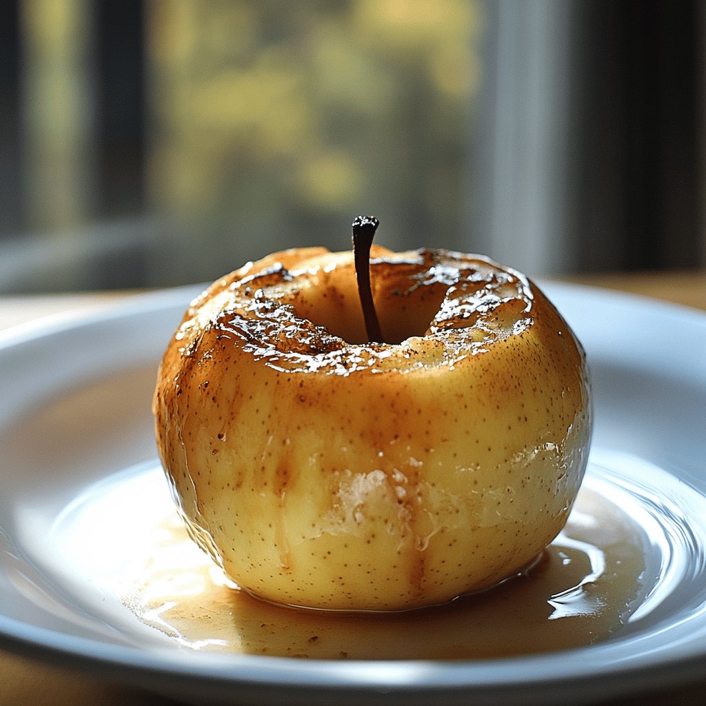 Schneller Bratapfel aus der Mikrowelle