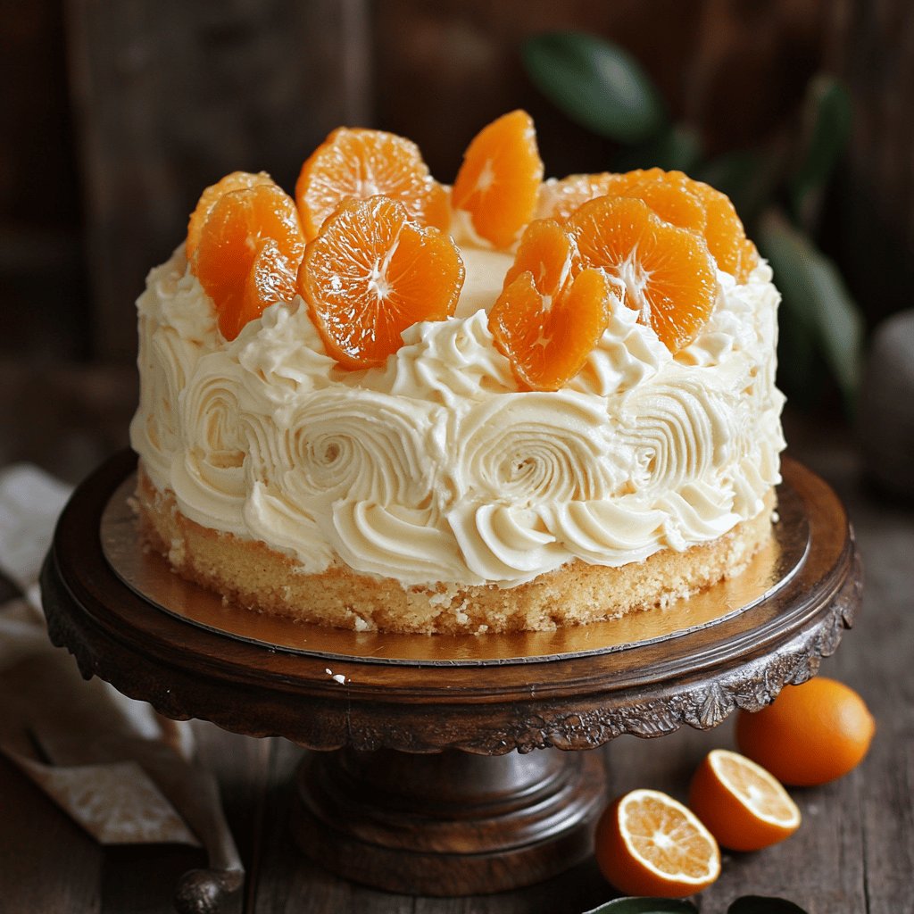 Mandarinen-Sahne-Torte