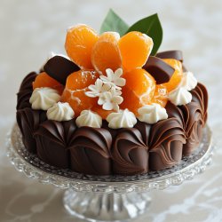 Mandarinen-Schokokuss-Torte