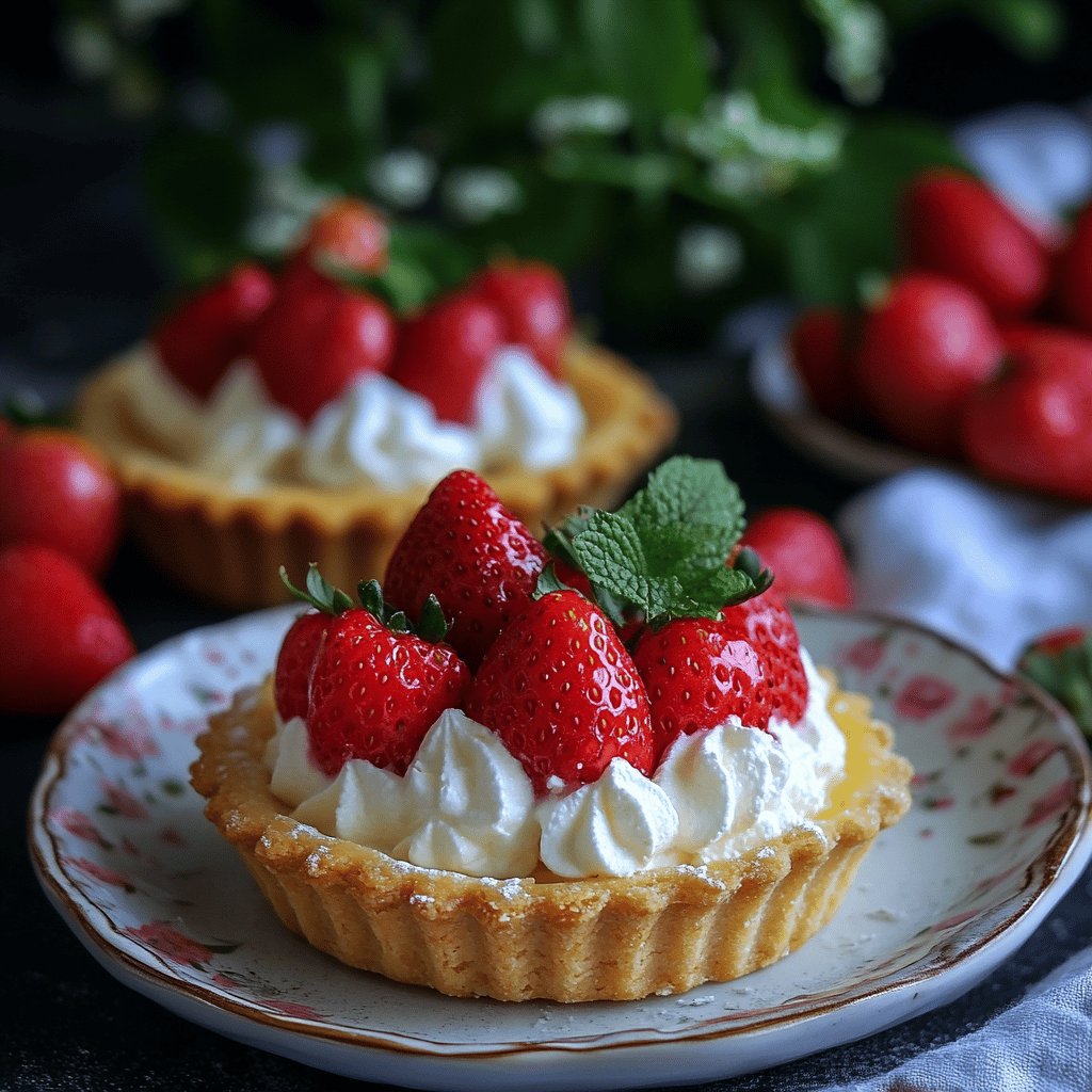 Erdbeer-Mascarpone Torteletts