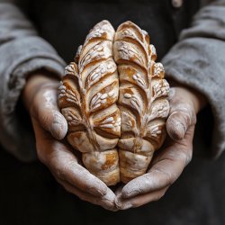 Traditionelles Dresdner Handbrot