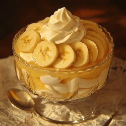 Klassischer Bananenpudding