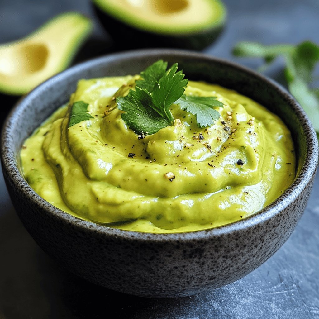 Cremige Avocadosauce