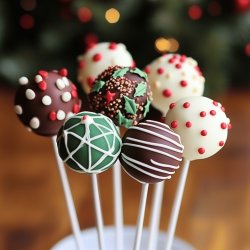 Weihnachtliche Cake-Pops