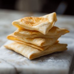 Kleine gefaltete Focacce