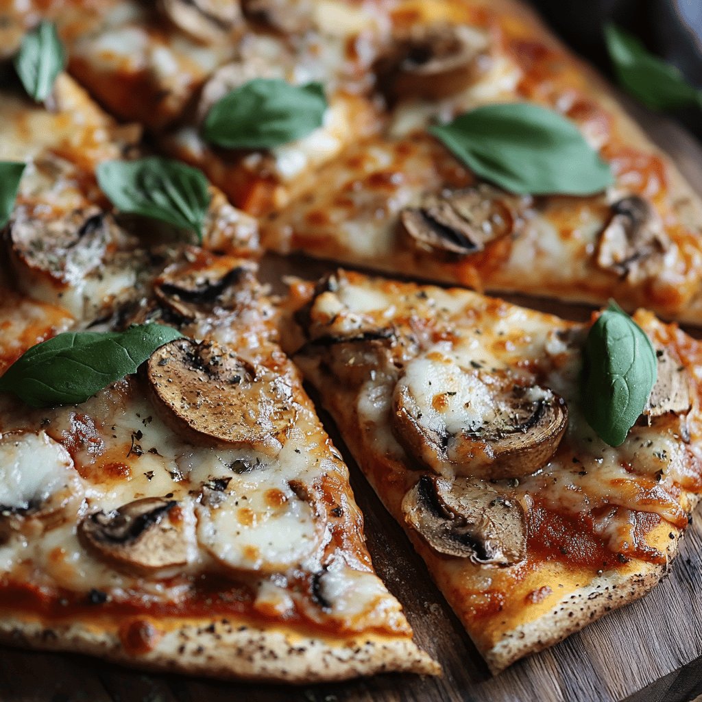 Leckere und gesunde Pizza