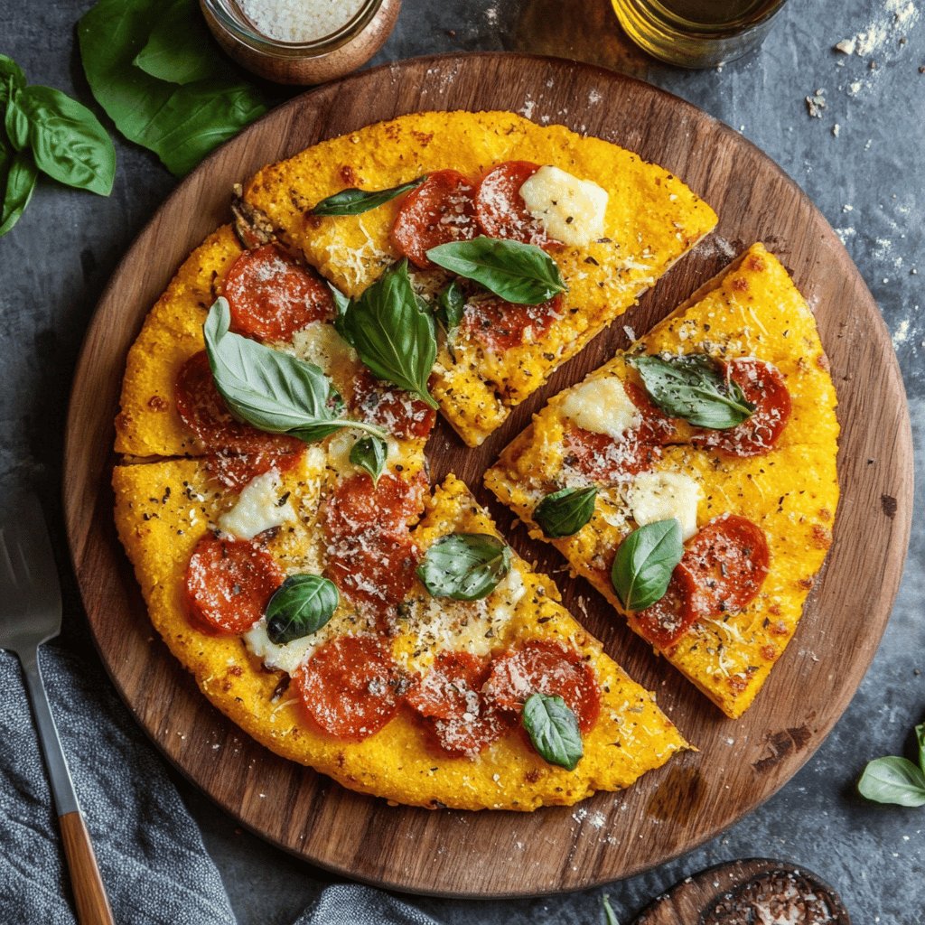 Köstliche Polentapizza