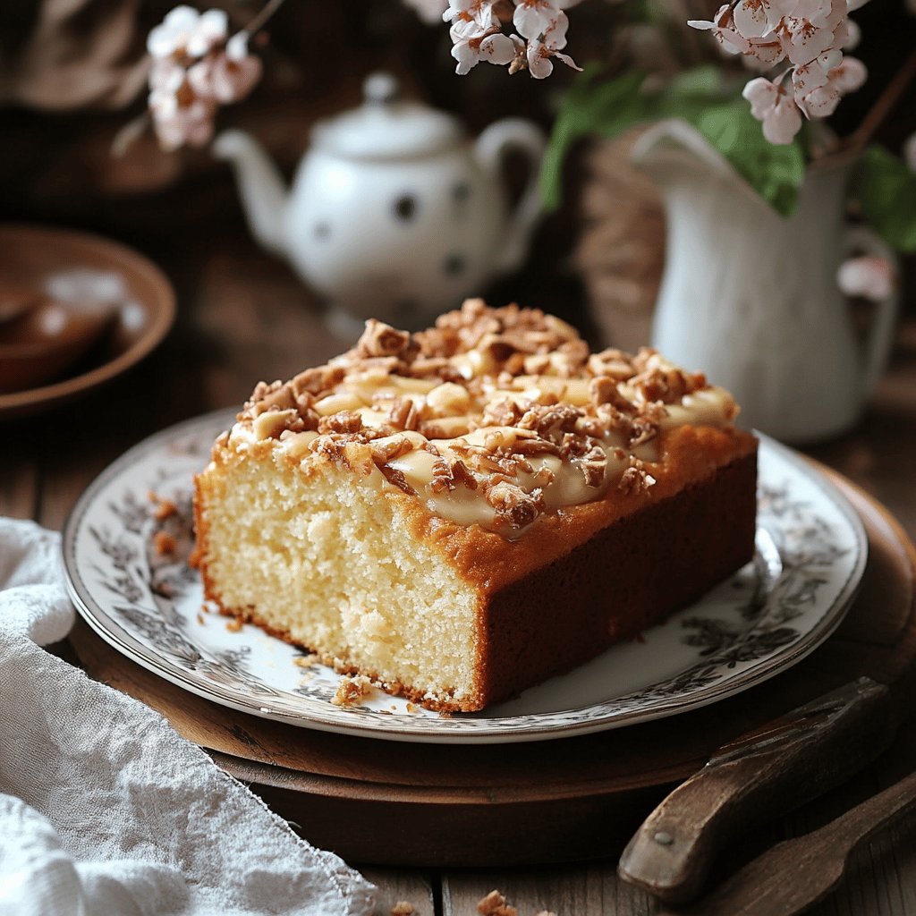 Einfacher Nougat-Rührkuchen