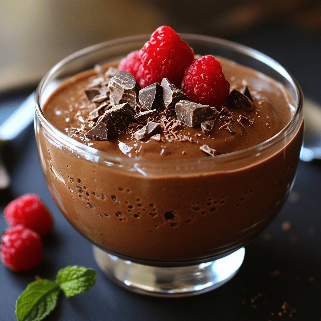 Einfache Schokoladenmousse