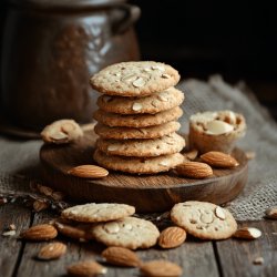 Einfacher Mandelbiskuit