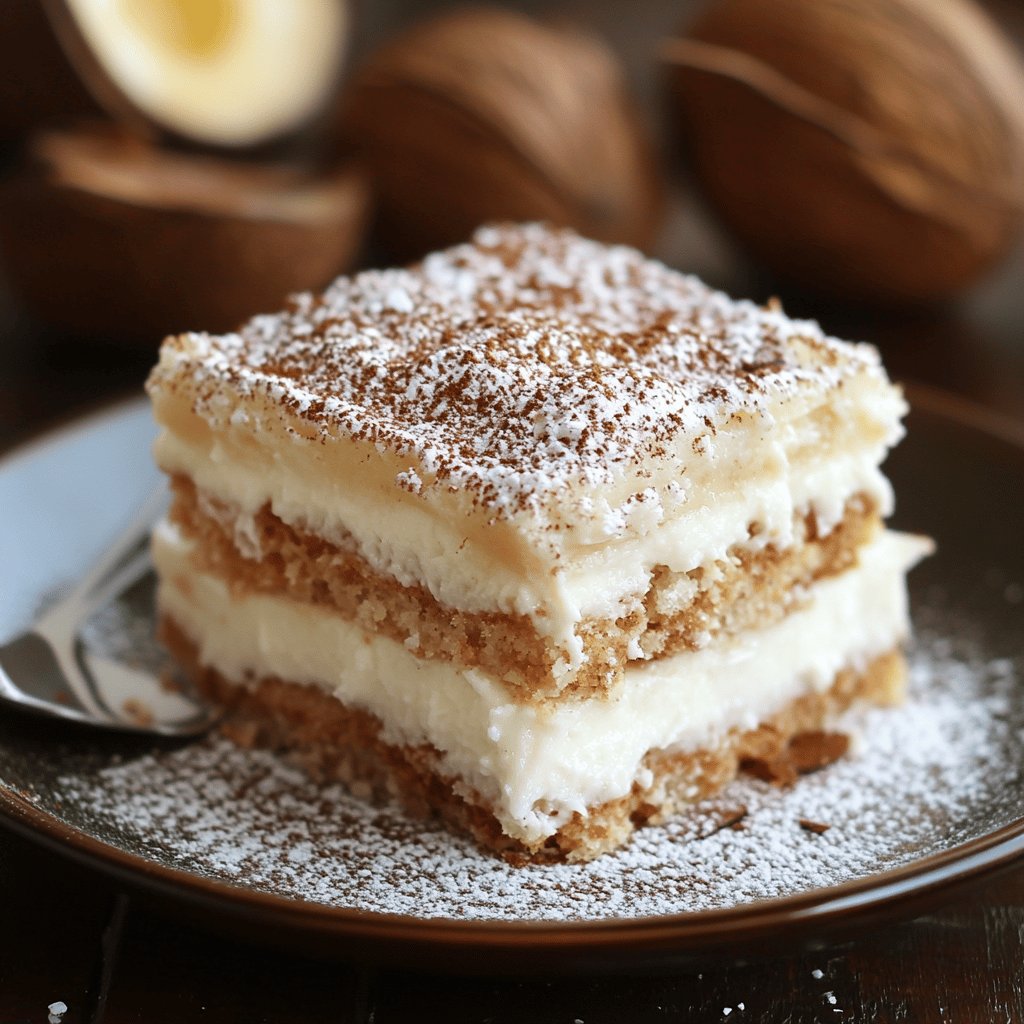 Köstliches Kokos-Tiramisu