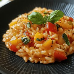 Cremiges Paprika-Risotto