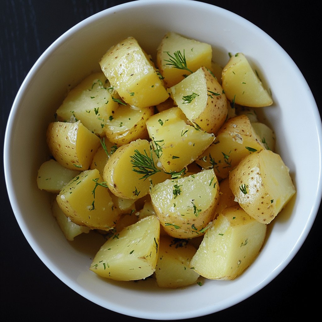 Einfach gedämpfte Kartoffeln