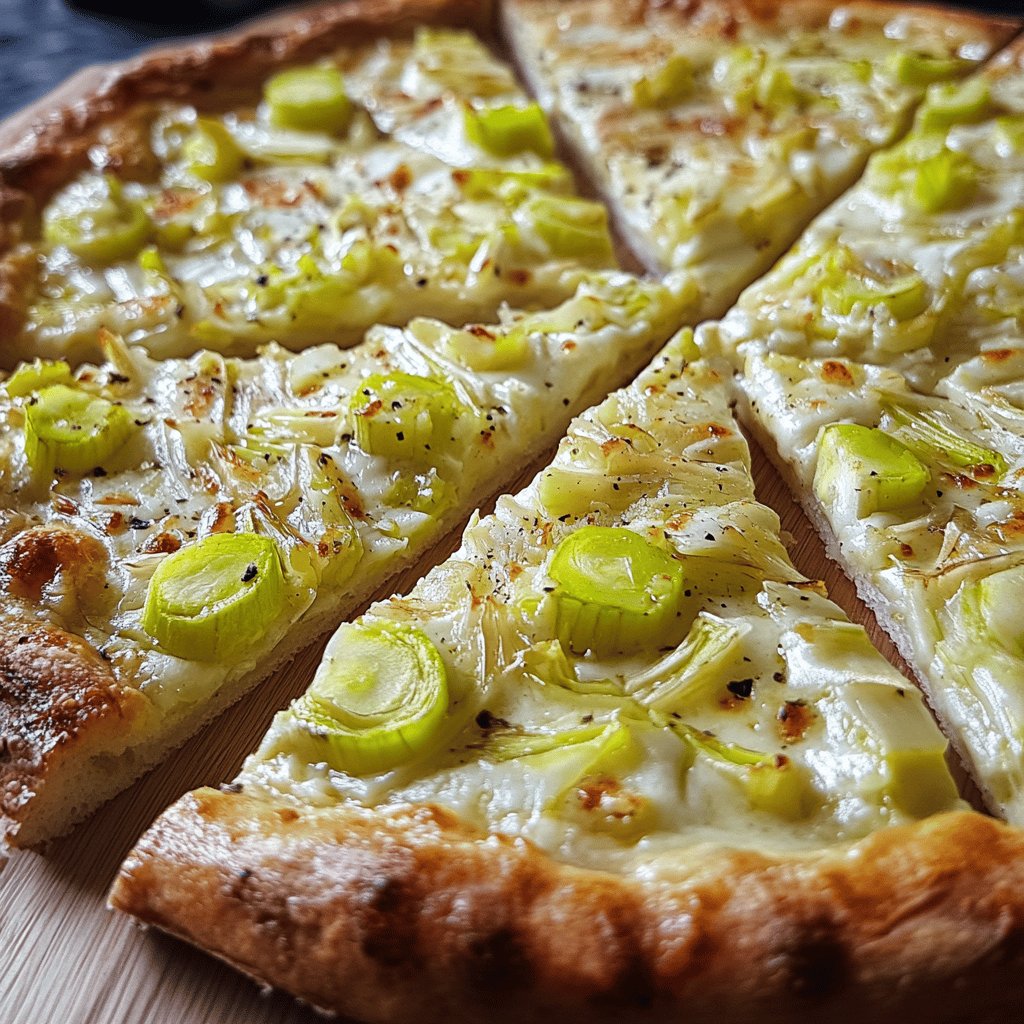 Lauch-Flammkuchen