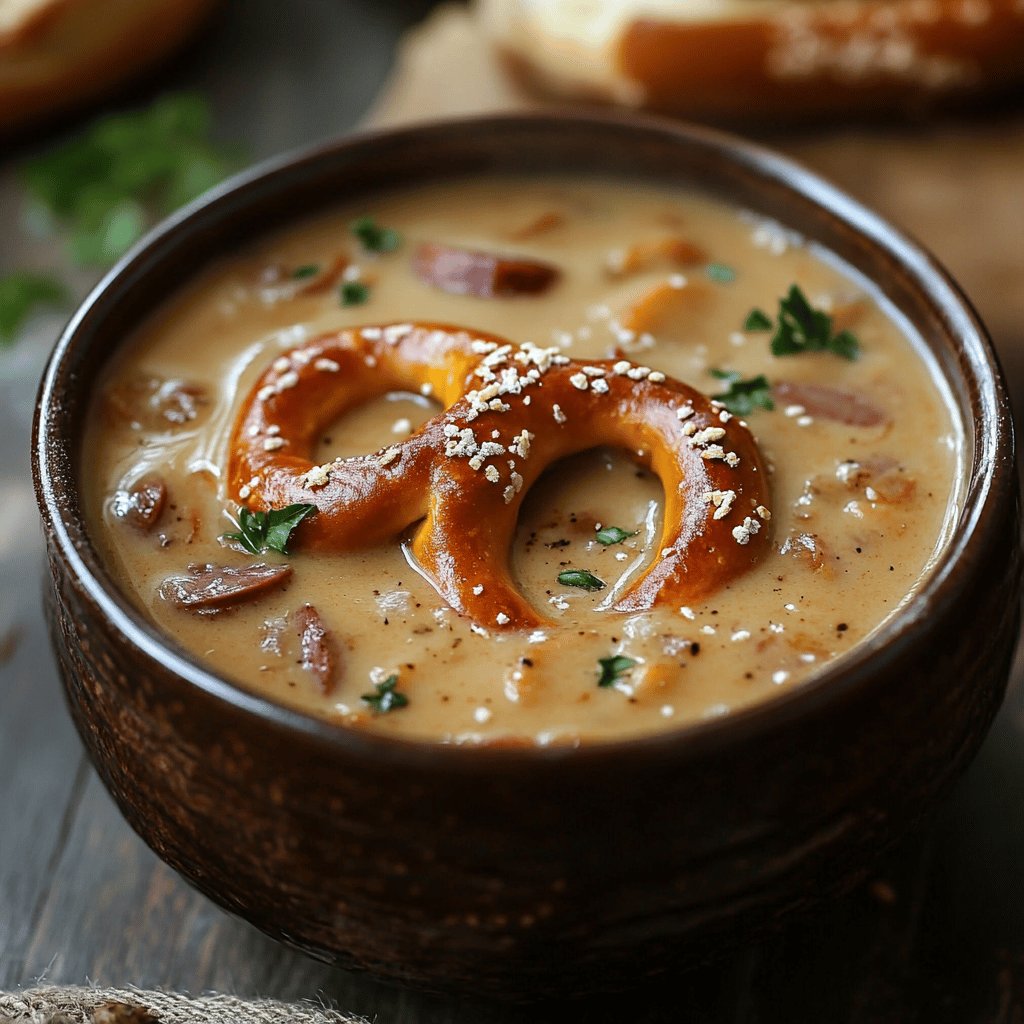 Herzhafte Brezensuppe