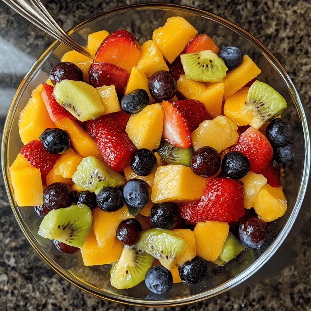 Erfrischender Obstsalat