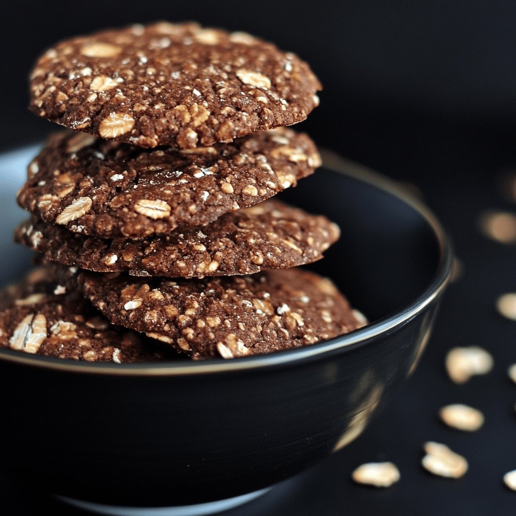 Schwedische Schoko-Hafer-Cookies