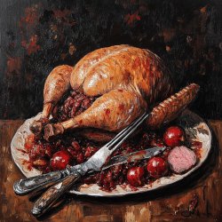 Herzhaftes Putenfleisch vom Blech
