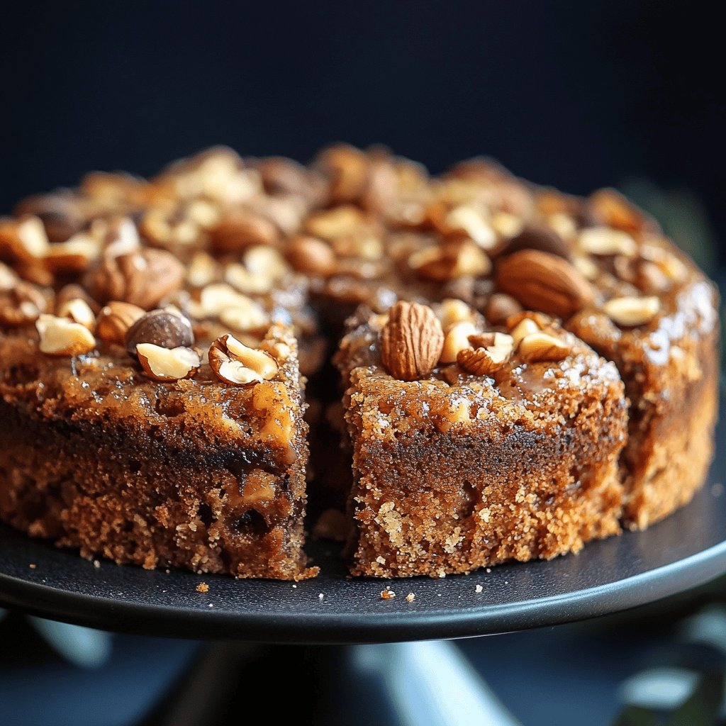 Einfacher Nusskuchen