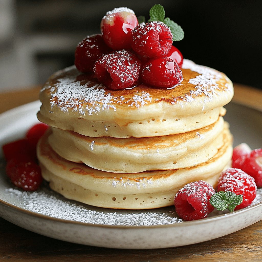 Fluffige Frühstückspancakes