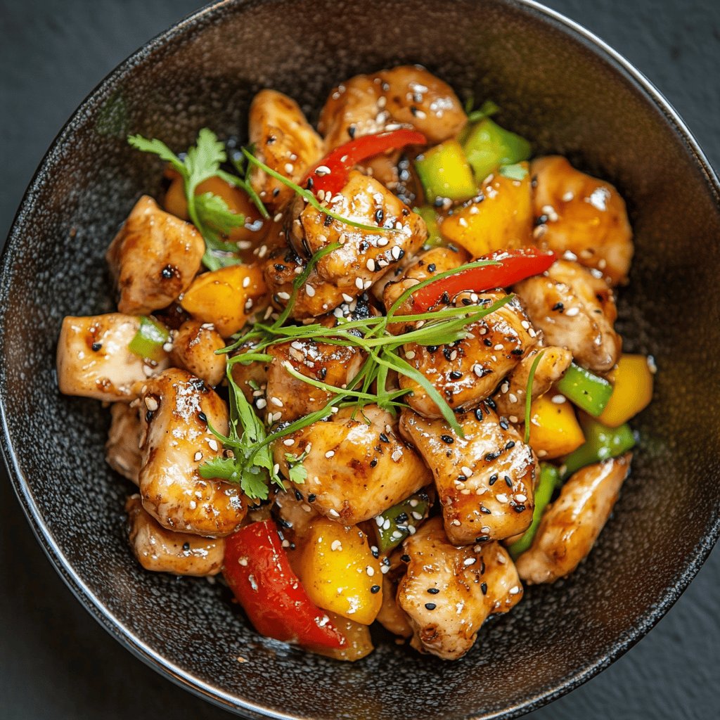 Asiatisches Hühnerwok