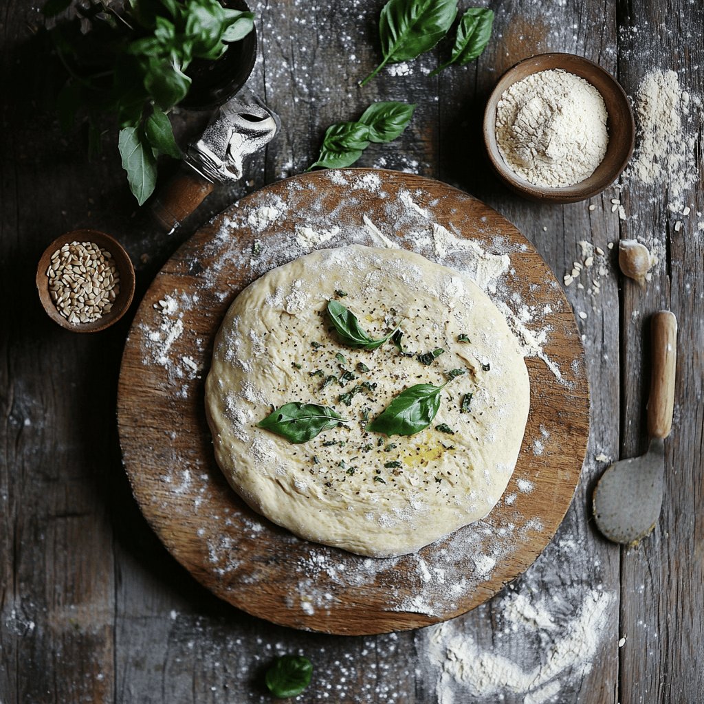 Dinkel-Pizzateig
