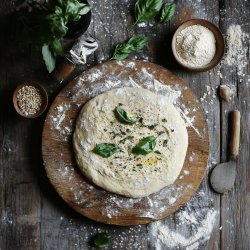 Dinkel-Pizzateig