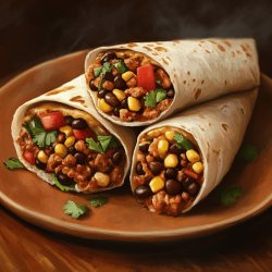 Köstliche Mexikanische Burritos